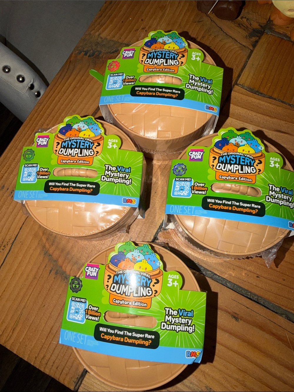 FOUR 4 RMS Capybara Edition Dumplings Can you find the Rare ?? All Sealed - Picture 2 of 5
